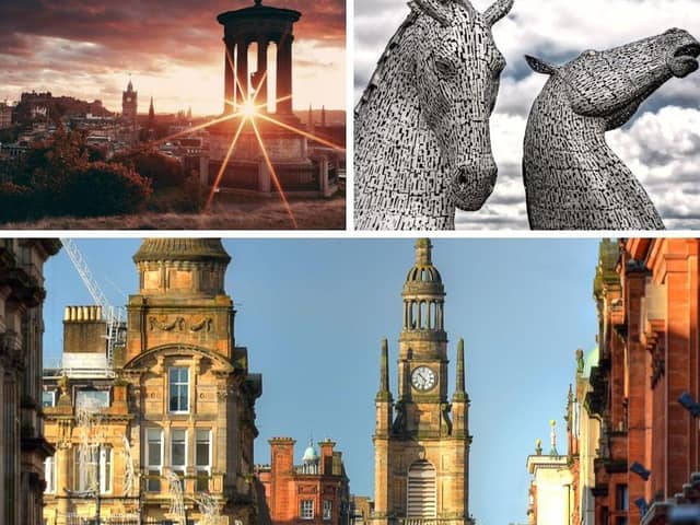 A new poll has announced the 15 happiest places to live in Scotland. Cr: Getty Images/Canva Pro