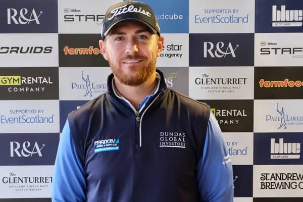 Lloyd Saltman after winning The Renaissance Club Classic. Picture: Tartan Pro Tour