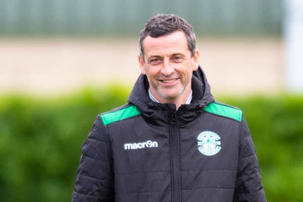 Hibernian manager Jack Ross has had a positive transfer window. Photo by Mark Scates / SNS Group