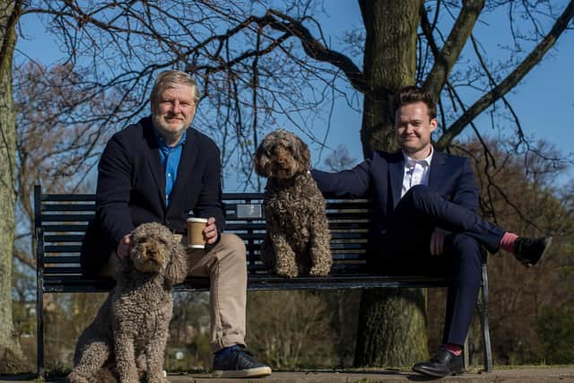 The SNP's Angus Robertson with Westminster correspondent Alex Brown. Picture: Lisa Ferguson