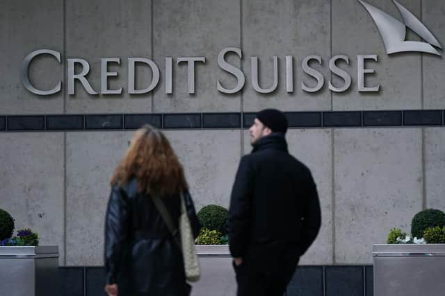 Credit Suisse has had problems for some time and was pushed over the edge because of market jitters sparked by the failure of Silicon Valley Bank in the US.