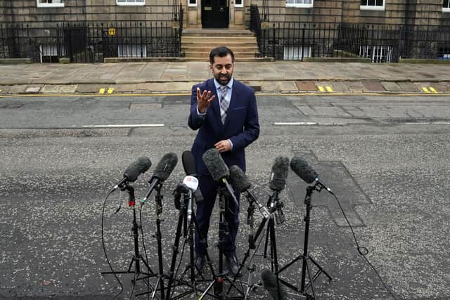 Humza Yousaf could face an early test if there is a by-election in former SNP MP Margaret Ferrier's seat  (Picture: Andrew Milligan/PA)