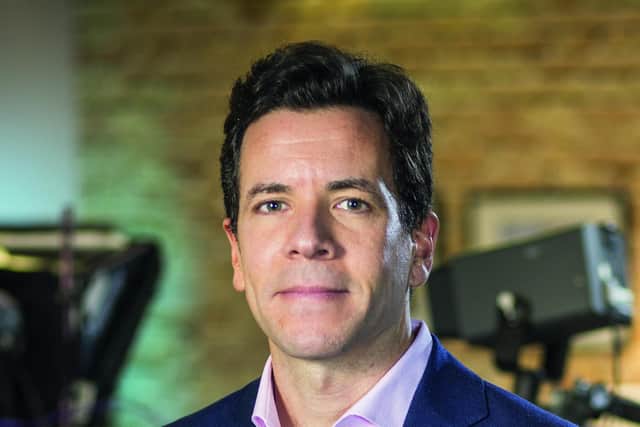 STV chief executive Simon Pitts: 'We have more to look forward to in 2021, with STV Studios on track to deliver its most successful year yet'. Picture: Laurence Winram