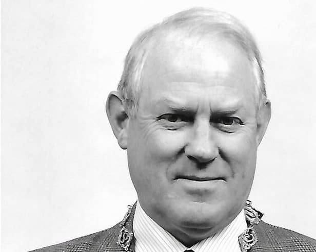 Alistair Skene when he was President of the FPS parent club in Edinburgh, 1992-3