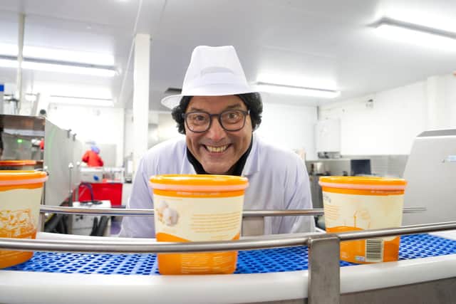 Mackie’s of Scotland made an appearance on BBC’s Inside the Factory programme, presented by Greg Wallace. Picture: BBC/Voltage TV