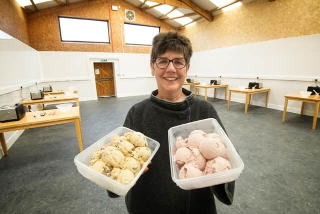 Wilma Finlay inside the Cream o' Galloway visitors centre which is due to close on September 17th (pic: Ian Findlay)