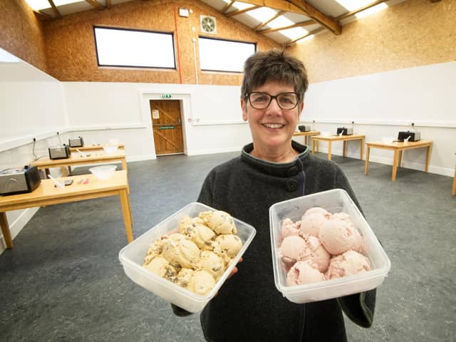 Wilma Finlay inside the Cream o' Galloway visitors centre which is due to close on September 17th (pic: Ian Findlay)