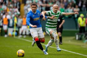 Celtic and Rangers clash at Celtic Park this lunchtime.