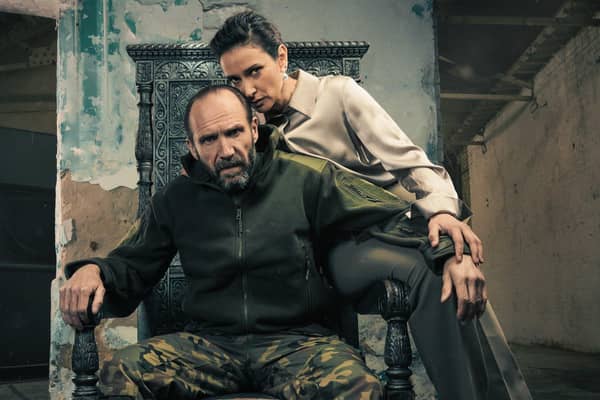 Ralph Fiennes and Indira Varma will be appearing in Edinburgh in a new stage production of Macbeth. Picture:  Oliver Rosser