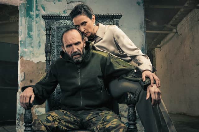 Ralph Fiennes and Indira Varma will be appearing in Edinburgh in a new stage production of Macbeth. Picture: Oliver Rosser