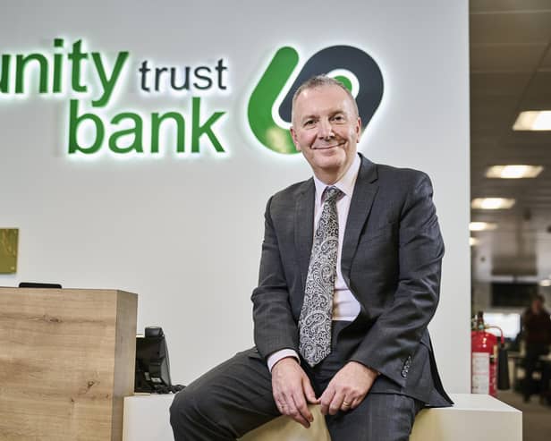 Colin Fyfe, chief executive of Unity Trust Bank: 'Surpassing £1 billion in lending for the first time is testament to the principles that Unity was founded on 40 years ago.' Picture: Daniel Graves Photography