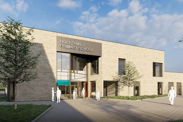 Deanestor will help fit out the new Holy Family Primary School and nursery. Picture: JM Architects.