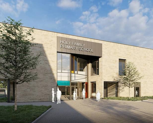 Deanestor will help fit out the new Holy Family Primary School and nursery. Picture: JM Architects.
