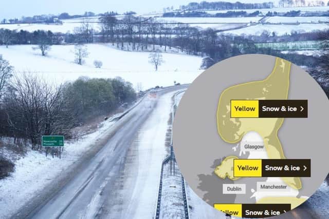 Tuesday night could be the coldest of the year so far, the Met Office has announced, as it issued weather warnings for snow and ice across the UK.