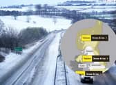 Tuesday night could be the coldest of the year so far, the Met Office has announced, as it issued weather warnings for snow and ice across the UK.