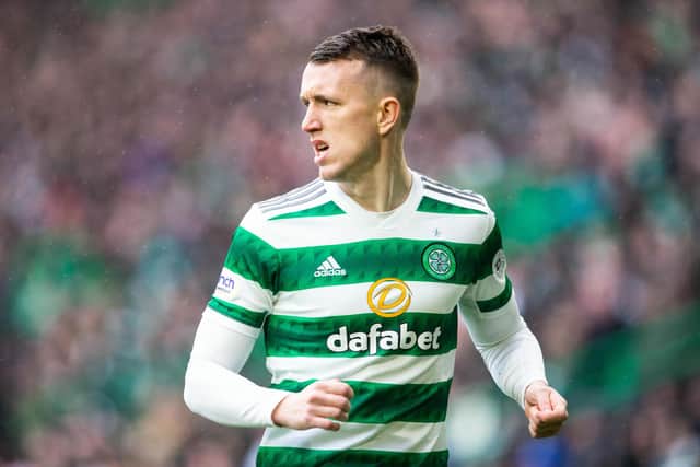 Celtic's David Turnbull has created more goals per 90 minutes than any other player in the Scottish Premiership. (Photo by Ewan Bootman / SNS Group)
