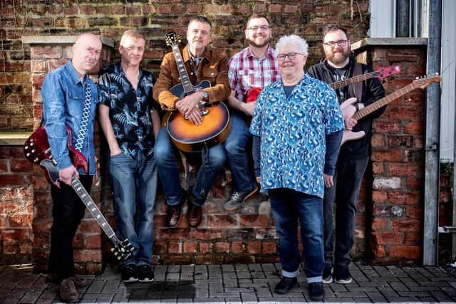 Crime writers Chris Brookmyre, Doug Johnstone, Mark Billingham, Luca Veste, Val McDermid and Stuart Neville perform together in the band Fun Lovin' Crime Writers.