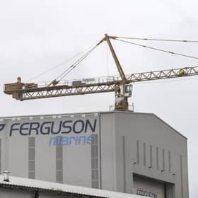 Ferguson Marine's yard at Port Glasgow. Picture: John Devlin