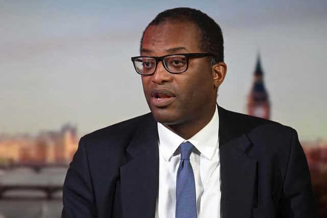 Britain's Business Secretary Kwasi Kwarteng