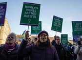 Protesters demonstrated outside the Scottish Parliament during discussion of the Scottish Government's Gender Recognition Reform Bill (Picture: Peter Summers/Getty Images)