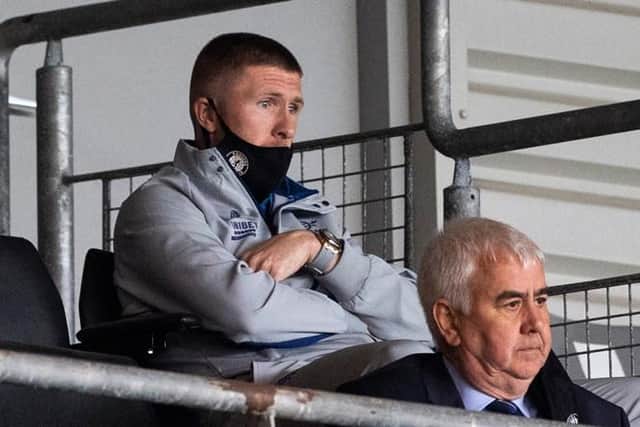 New Rangers signing John Lundstram watches on during a pre-season friendly between Partick Thistle and Rangers at Firhill, on July 05, 2021. (Photo by Craig Williamson / SNS Group)