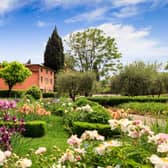 The Villa La Massa near Florence, Tuscany, where iris flowers flourish in the gardens. Pic: PA Photo/Handout.