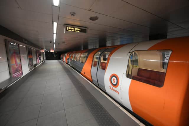 Passengers will be able to make calls as their trains go round the Glasgow Subway for the first time. Picture: John Devlin