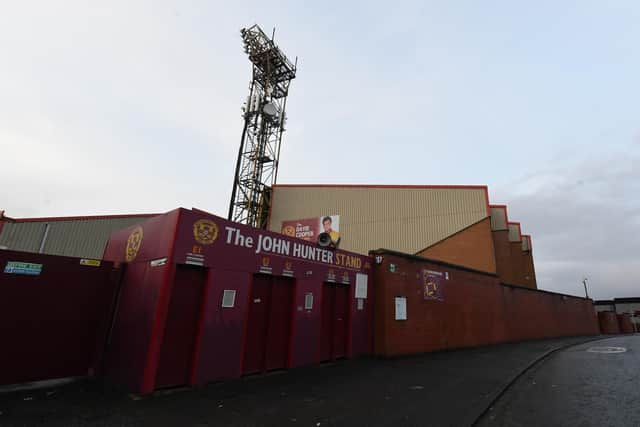 Fir Park before a Scottish Premiership match between Motherwell and Rangers on January 17, 2021 (Photo by Craig Foy / SNS Group)