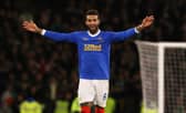 Rangers' Connor Goldson looks frustrated during a Premier Sports Cup semi-final match between Rangers and Hibernian at Hampden. (Photo by Craig Williamson / SNS Group)