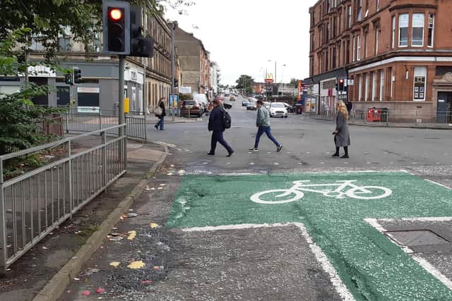 How the re-painted junction might look. Visualisation: Gavin Munro/The Scotsman