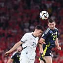 Rangers target Kenny McLean in action for Scotland against Switzerland at Euro 2024. (Photo by JAVIER SORIANO/AFP via Getty Images)
