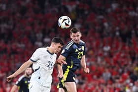 Rangers target Kenny McLean in action for Scotland against Switzerland at Euro 2024. (Photo by JAVIER SORIANO/AFP via Getty Images)