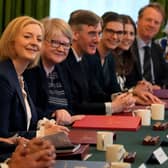 Liz Truss with members of her Cabinet (Picture: Frank Augstein/pool/AFP via Getty Images)