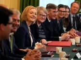 Liz Truss with members of her Cabinet (Picture: Frank Augstein/pool/AFP via Getty Images)