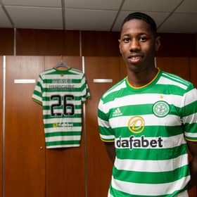 Osaze Urhoghide turned down English Premier League clubs to join Celtic. (Photo by Craig Foy / SNS Group)