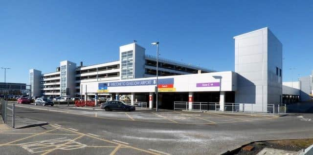 Glasgow Airport's drop-off zone in 2017. (Photo by Thomas Nugent/Geograph)