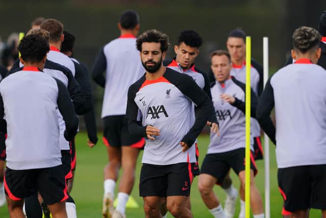 Mohamed Salah is likely to start for Liverpool against Rangers tonight - but the other two places in the Reds' forward line are far from certain.