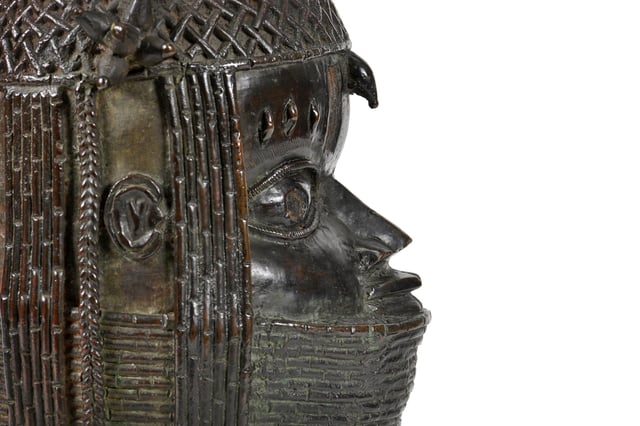The Benin bronze sculpture of an Oba, or King, which was looted by British forces in the 19th Century and later by bought by Aberdeen University, is to be repatriated to Nigeria in a matter of weeks. PIC: Aberdeen University.
