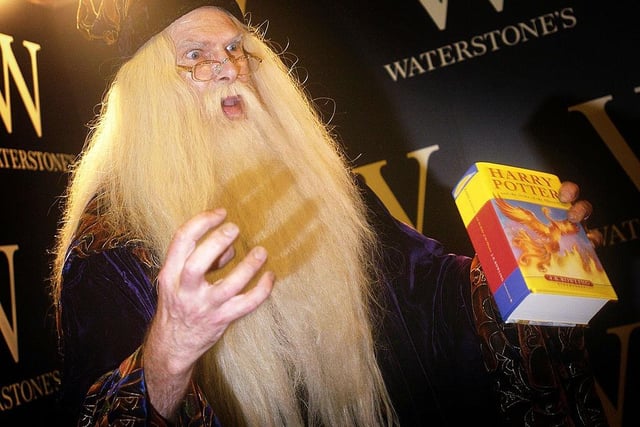 Headmaster of the wizarding school Hogwarts, Dumbledore, sneaks into the UK's top five with 7% of the vote.