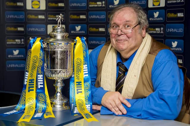 Tom Allison took his former works team into the Scottish Cup – they hosted St Mirren in 2017