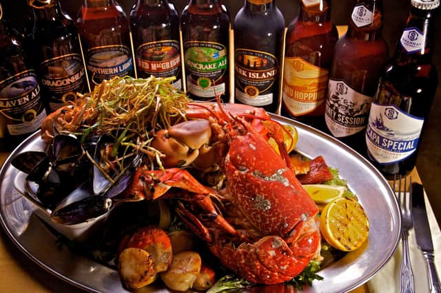 Local Orkney produce, Albert Hotel, Orkney © Orkney.com, Colin Keldie