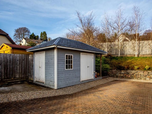 Garden shed.