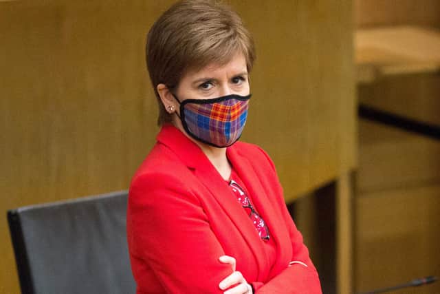 First Minister Nicola Sturgeon. Picture: Perry/Getty Images