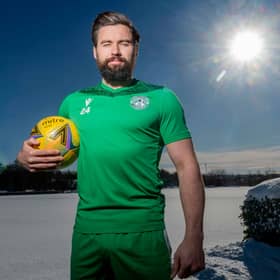 Defender Darren McGregor is enjoying being back in the Hibs starting line-up. Photo by Mark Scates / SNS Group