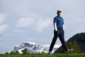 Yannik Paul walks on the 12th hole during day one of the Omega European Masters at Crans-sur-Sierre in Crans-Montana, Switzerland. Picture: Stuart Franklin/Getty Images.