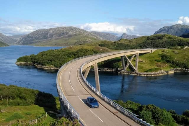 Spectacular roads call for a spectacular car