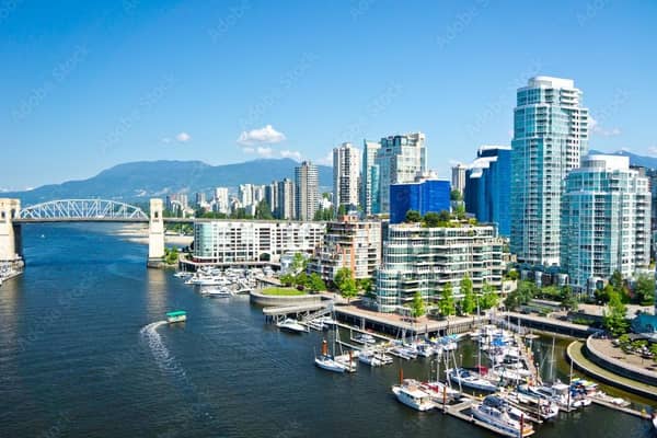 Vancouver, on Canada's Western seaboard, often trumps Montreal and Toronto in terms of visitor numbers. Pic: Adobe