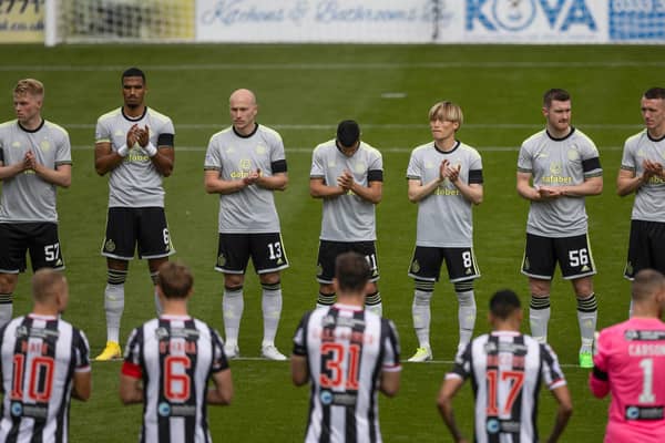 How the players rated in the Premiership clash between St Mirren and Celtic.  (Photo by Craig Williamson / SNS Group)