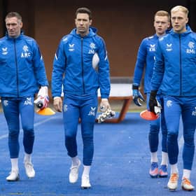 Rangers boss Michael Beale has rotated between Jon McLaughlin and Allan McGrgegor . (Photo by Alan Harvey / SNS Group)