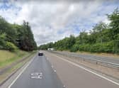 The incident happened on the southbound carriageway of the A9 between Broxden and Inveralmond.